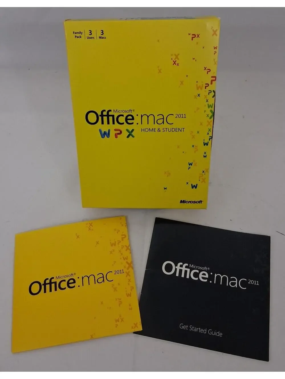 Microsoft Office for Mac Home and Student 2011 - Family Pack 3 Users W/Key